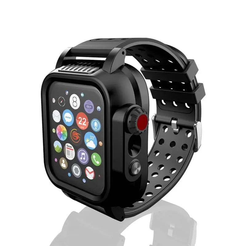 Pinnacle Military Grade Waterproof Band Case Combo For Apple Watch Series 6 5 4/SE - Pinnacle Luxuries