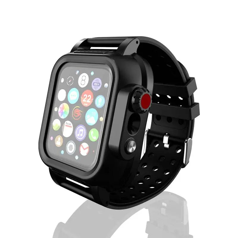 Pinnacle Military Grade Waterproof Band Case Combo For Apple Watch Series 6 5 4/SE - Pinnacle Luxuries