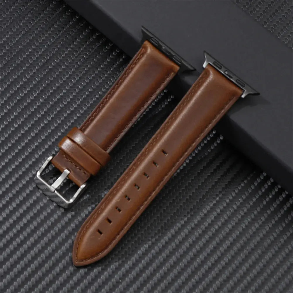 EliteLeather Genuine Calfskin Watchband for Apple Watch - Pinnacle Luxuries