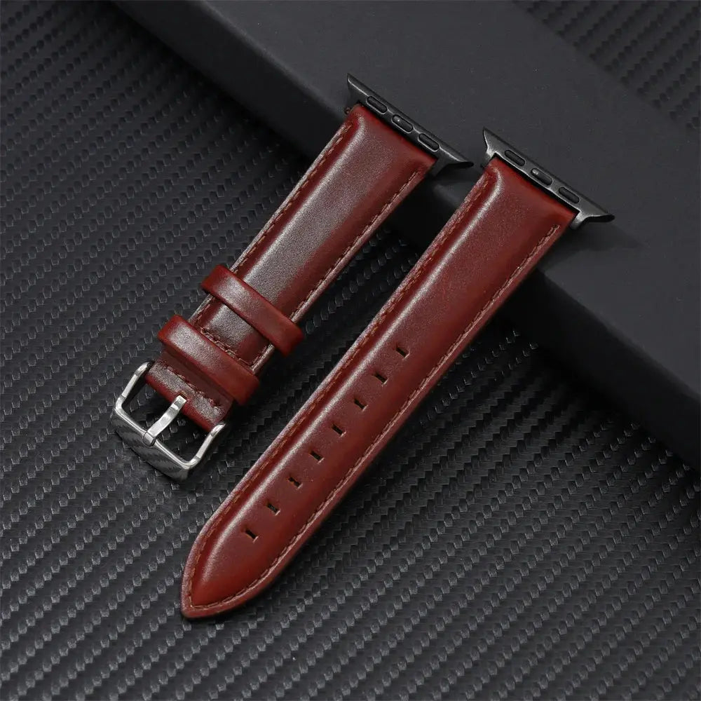 EliteLeather Genuine Calfskin Watchband for Apple Watch - Pinnacle Luxuries