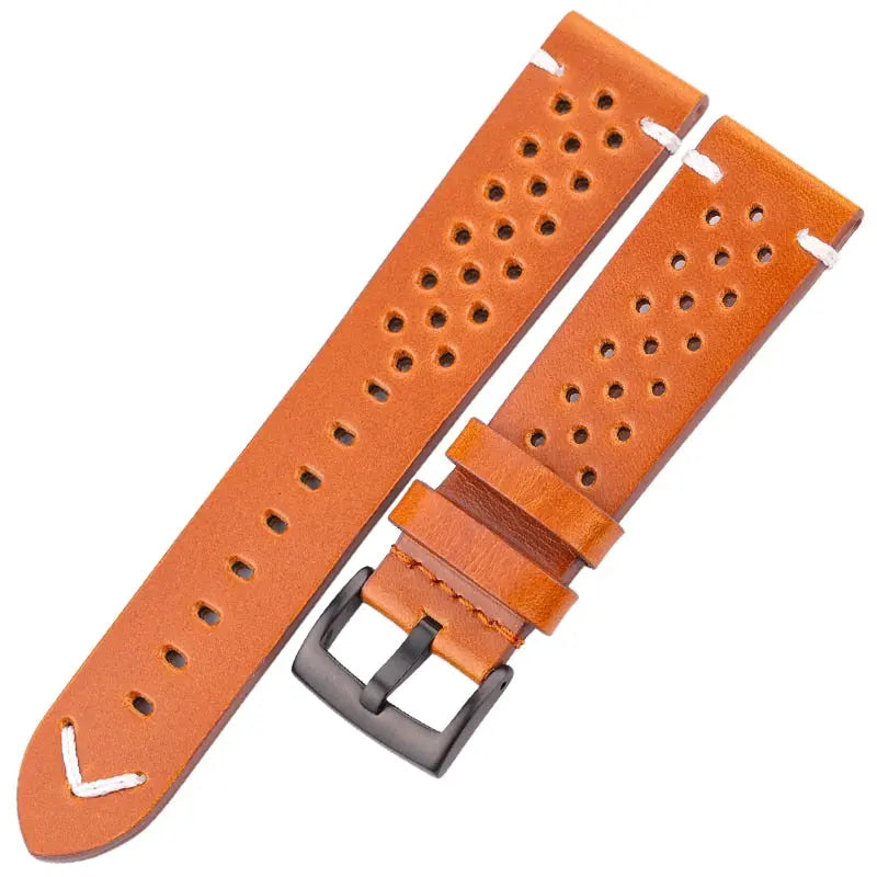 Pinnacle Collection Handmade Cowhide Watch Band 18mm 20mm 22mm 24mm Pinnacle Luxuries