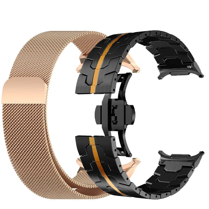 Titanium DuoFlex Band Set – The Ultimate 2-in-1 Upgrade for Samsung Galaxy Watch Ultra 47mm