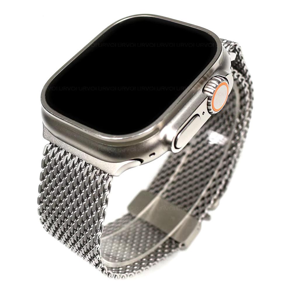 TitanMesh Pro - Exclusive Titanium Milanese Loop Band for Apple Watch Series 10