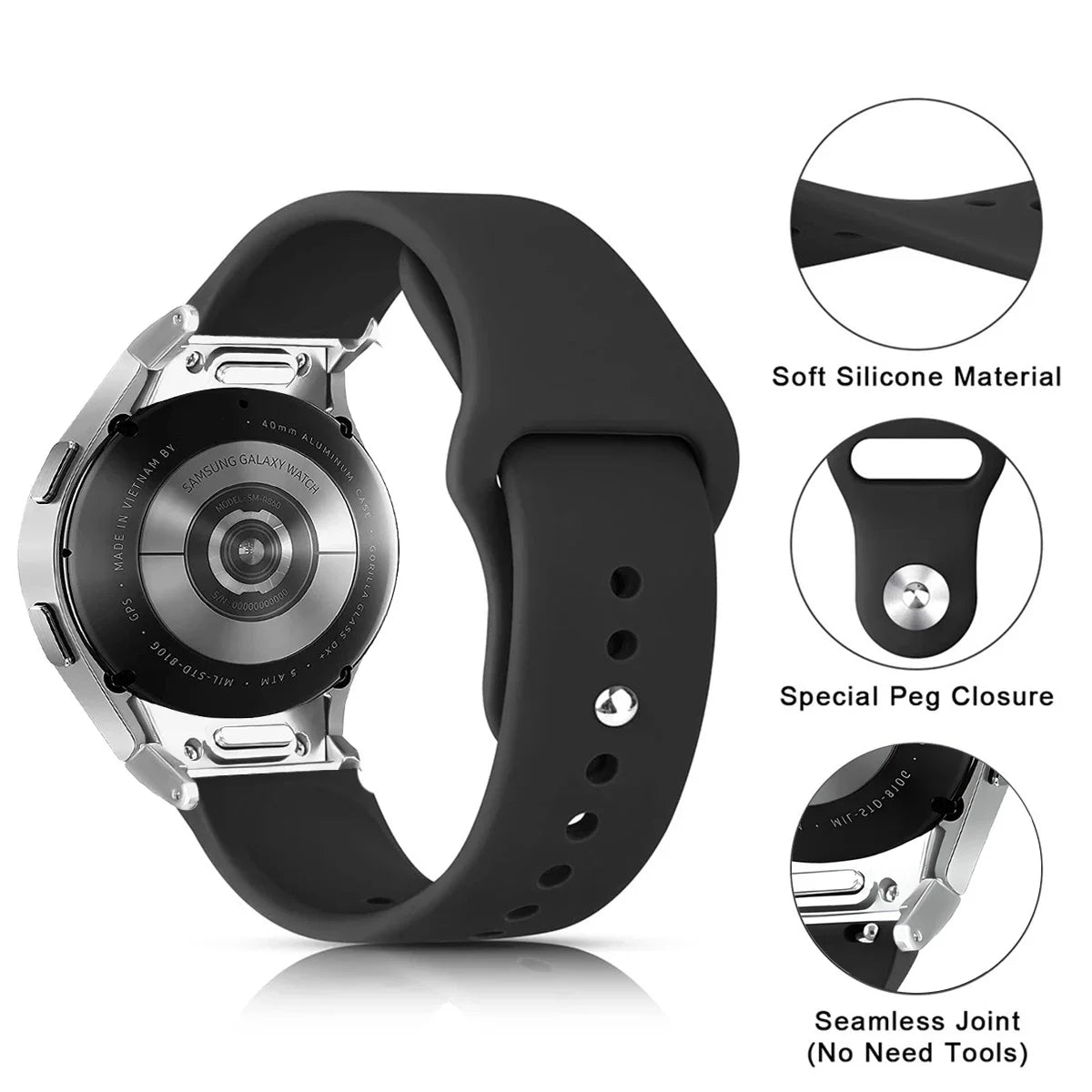 LuxeSilk Harmony No Gaps Band for Samsung Galaxy Watch