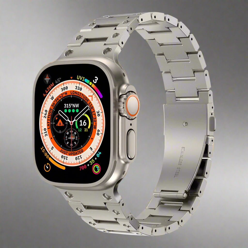 Titanium Elegance Custom Watch Band for Apple Watch Pinnacle Luxuries