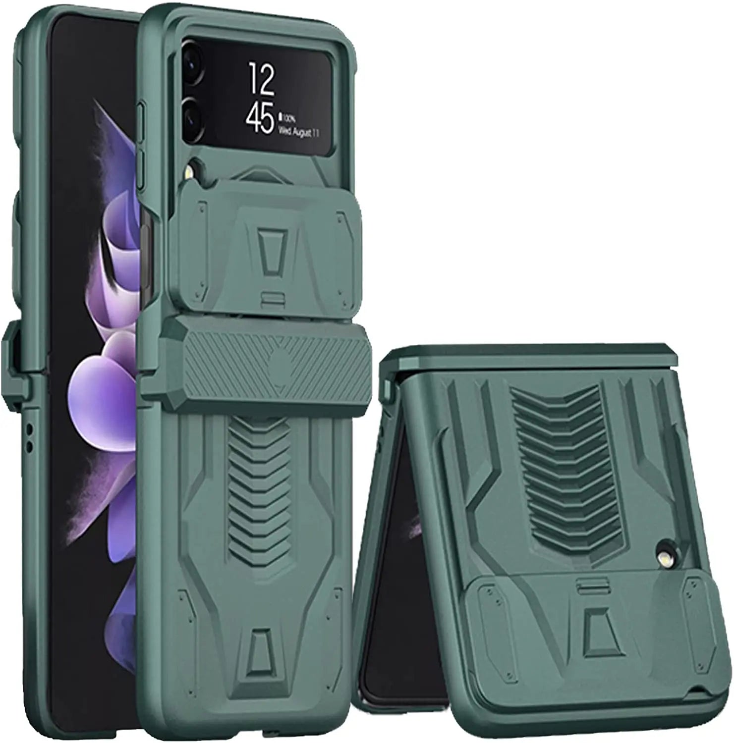 Stealth Rhino Armor Case For Samsung Galaxy Z Flip 3 Flip 4 - Pinnacle Luxuries