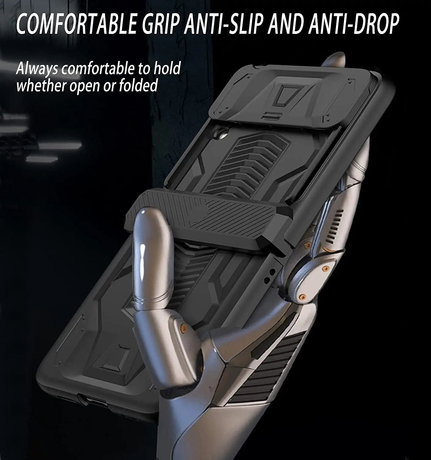 Stealth Rhino Armor Case For Samsung Galaxy Z Flip 3 Flip 4 - Pinnacle Luxuries