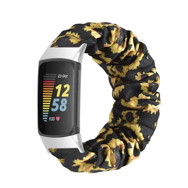 Scrunch Watch Band For Fitbit Charge 5 - Pinnacle Luxuries