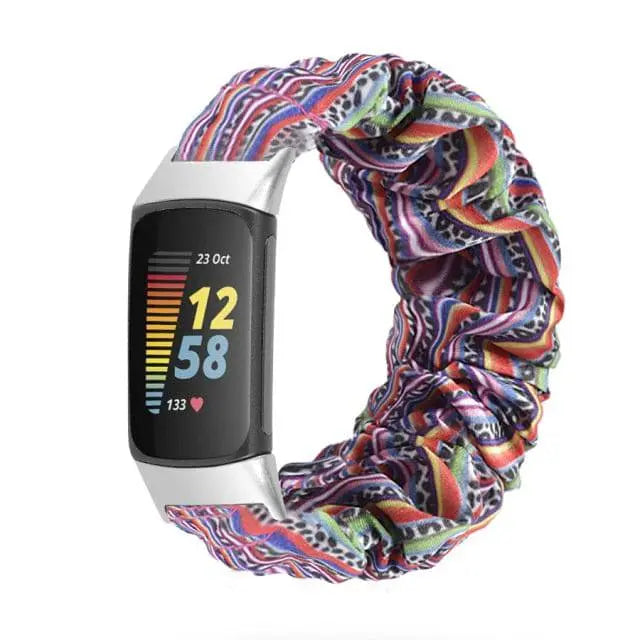 Scrunch Watch Band For Fitbit Charge 5 - Pinnacle Luxuries